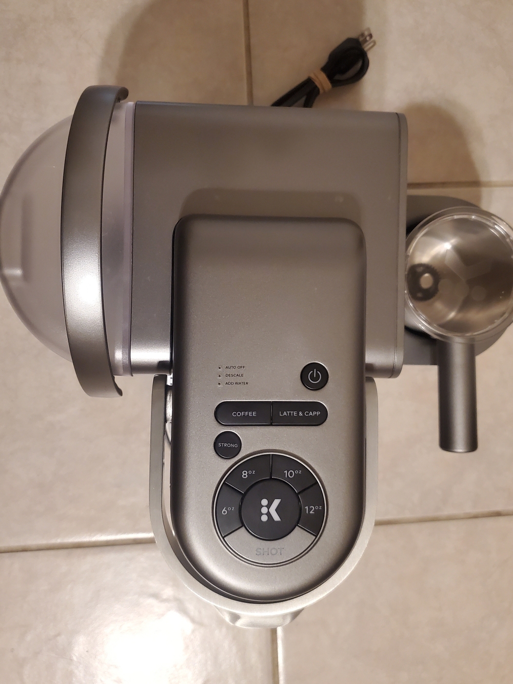 Keurig Silver Gray Single-Serve Coffee & Latte Maker - Picture 5 of 8